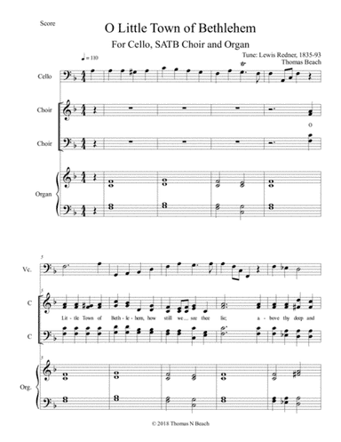 O Little Town of Bethlehem (arr. Thomas N Beach)