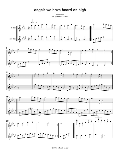 Angels We Have Heard on High (arr. Andrea La Rose)