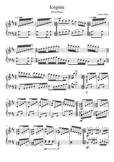 Icógnita - Para Piano