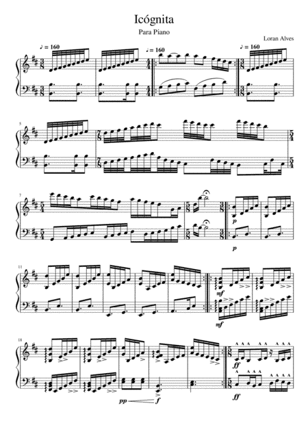Icógnita - Para Piano