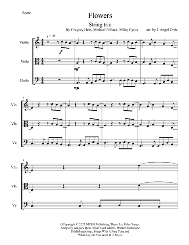 Flowers (arr. José angel Ortiz ramirez)