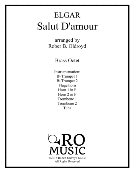 Salut D'amore for Brass Octet (arr. Robert B. Oldroyd)