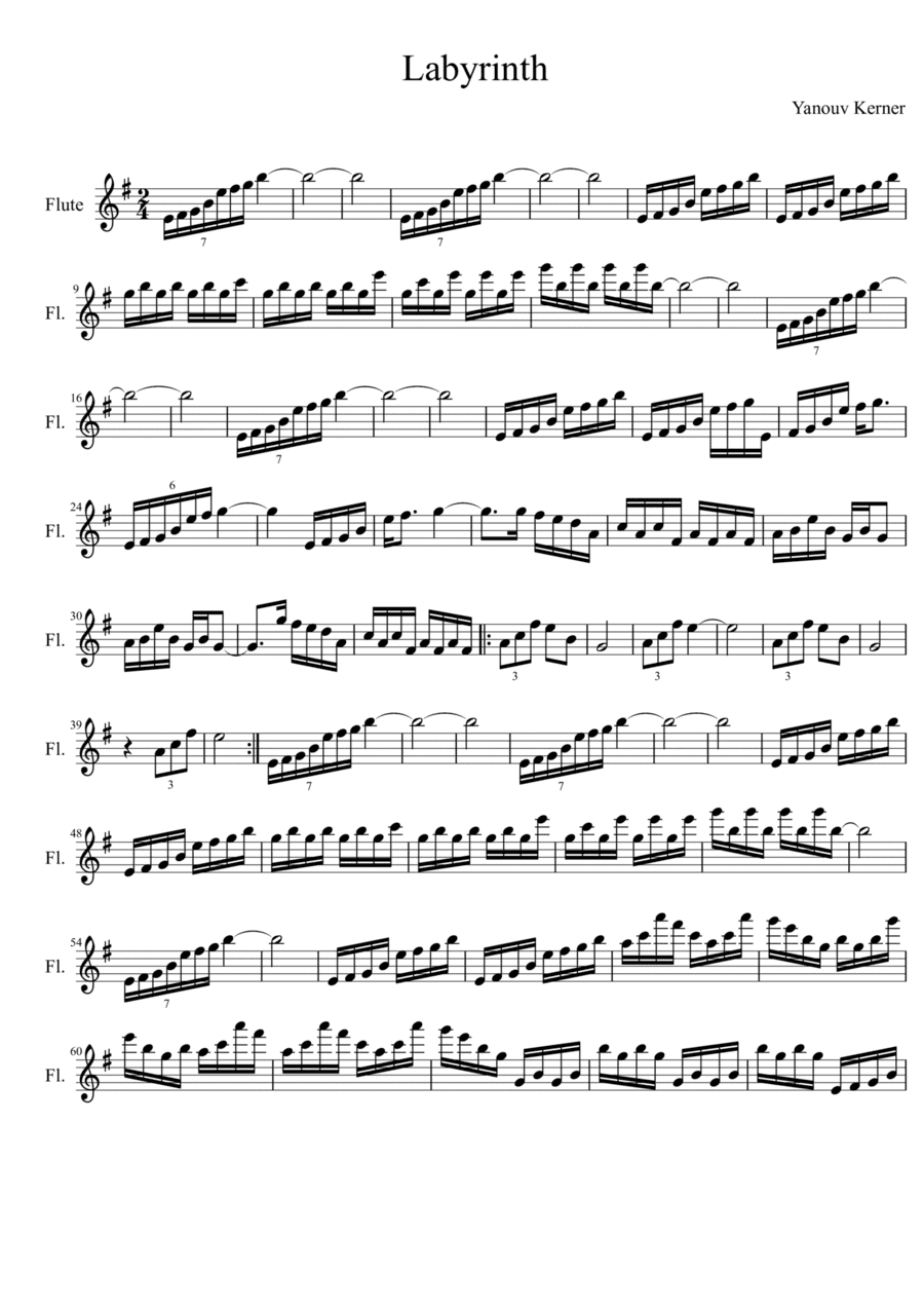 Labyrinth (Meditation for Flute)