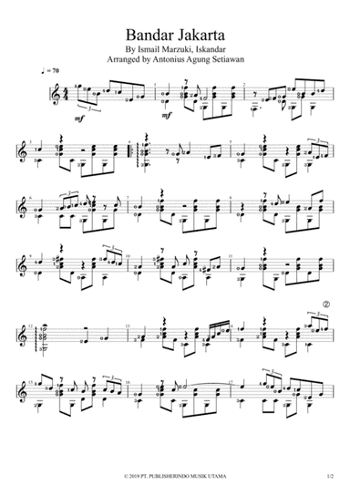 Bandar Jakarta (arr. Antonius Agung Setiawan)