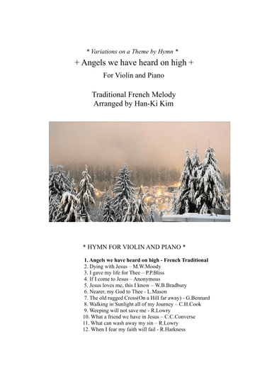 Angels we have heard on high (For Violin and Piano) (arr. Han-Ki Kim)