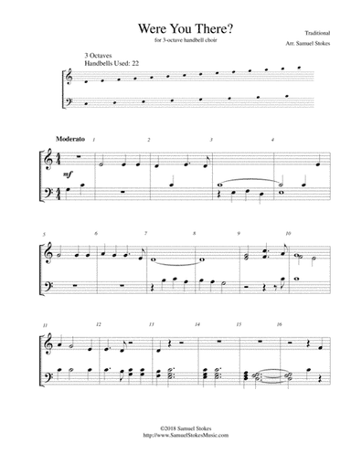 Were You There? - for 3-octave handbell choir (arr. Samuel Stokes)