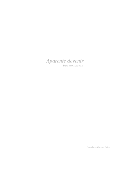 Aparente devenir