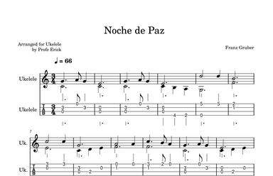 Noche de Paz (arr. Profe Erick)