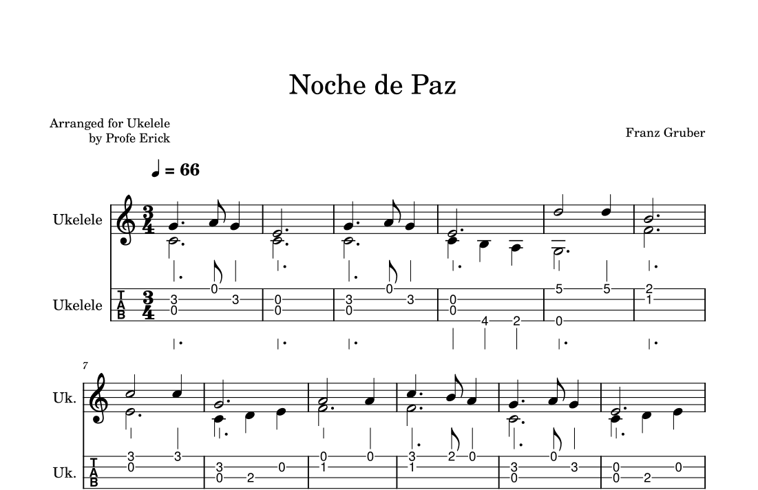 Noche de Paz (arr. Profe Erick)