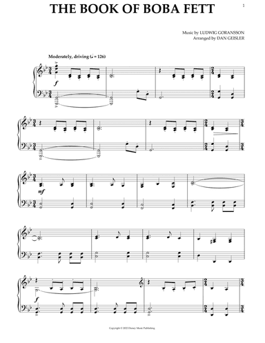 The Book Of Boba Fett Main Title Theme (arr. Dan Geisler)