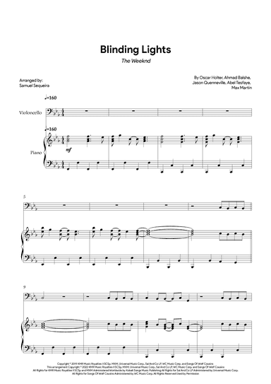 Blinding Lights (arr. Samuel Sequeira)