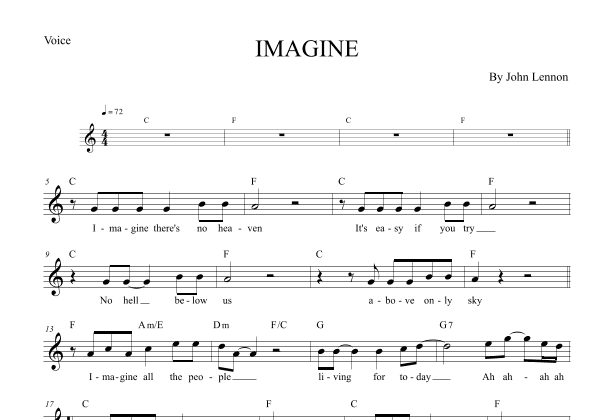 Imagine (arr. Leo Silva)