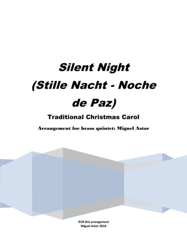 Silent Night (arr. Miguel Astor)