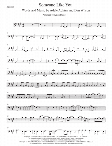 Someone Like You (arr. Kevin Busse)