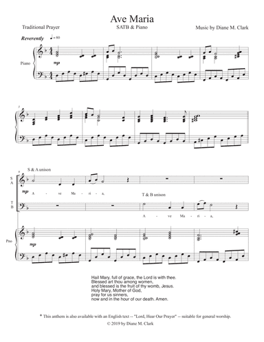 Ave Maria (SATB)