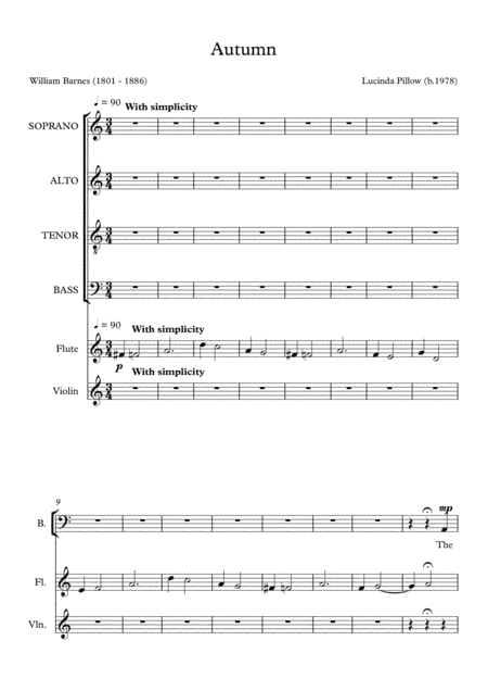 William Barnes Suite - 4. Autumn