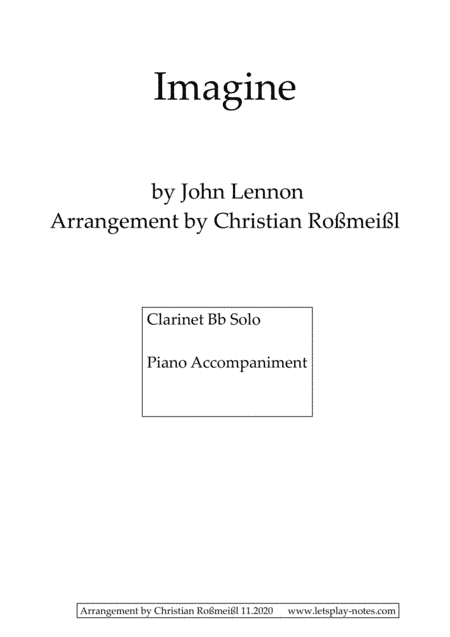 Imagine (arr. Christian Roßmeißl)