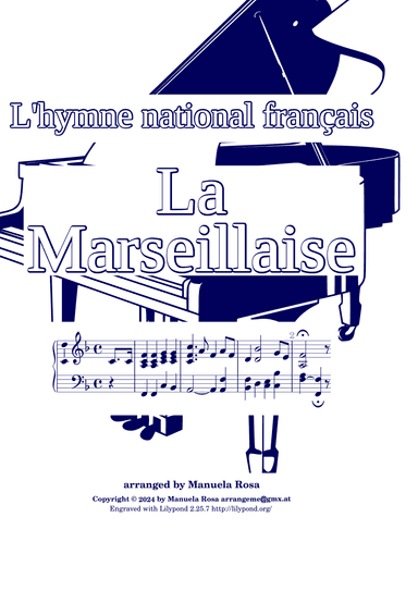 La Marseillaise (L'hymne national français; Fa+Sol Majeur) (arr. Manuela Rosa)