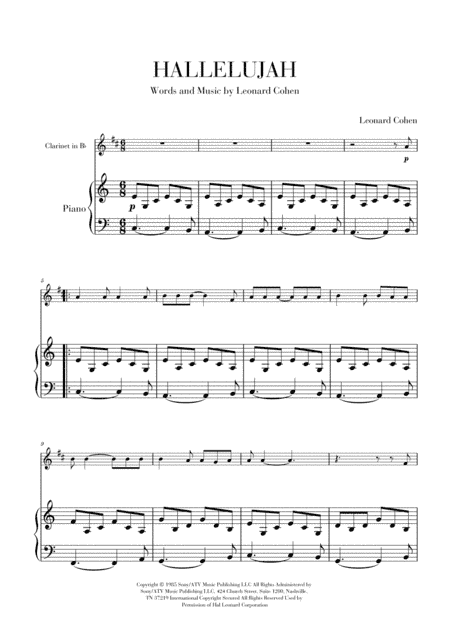 Hallelujah (arr. Cadenza Editions)