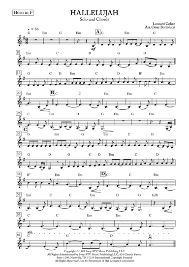 Hallelujah (arr. ACT Bortolucci)