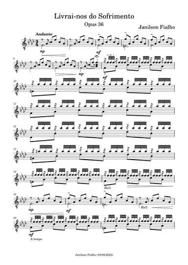 Livrai-nos do Sofrimento, Opus 36