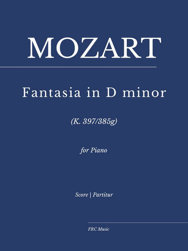 Mozart: Fantasia in D minor, K. 397 - As played By Víkingur Ólafsson (arr. Flavio Regis Cunha)