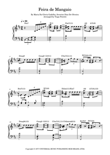 Feira De Mangaio (arr. Tiago Pieretti de Oliveira)