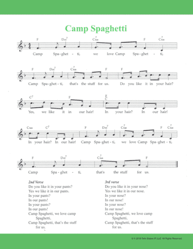 Camp Spaghetti (arr. Hal Wright)