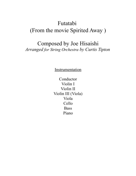 Aika-futatabi- (arr. Curtis Tipton)