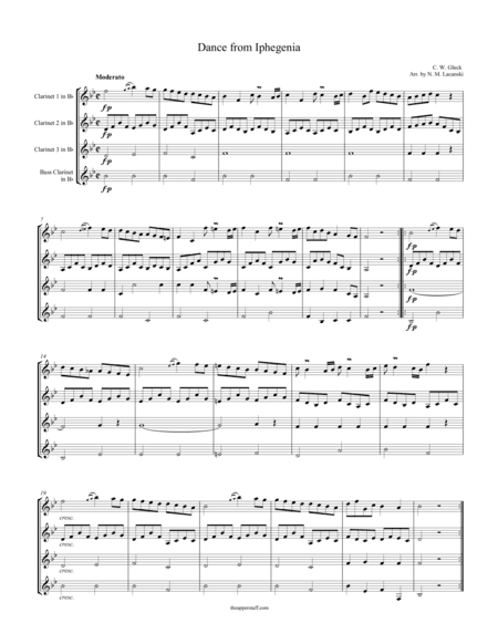 Dance from Iphegenia (arr. Nick Lacanski)
