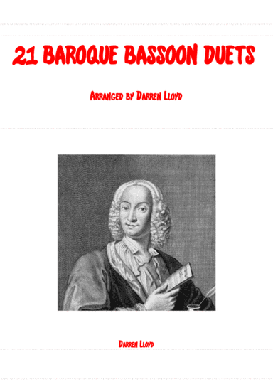 Bassoon duets - 21 Baroque (arr. Darren Lloyd)