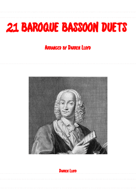 Bassoon duets - 21 Baroque (arr. Darren Lloyd)