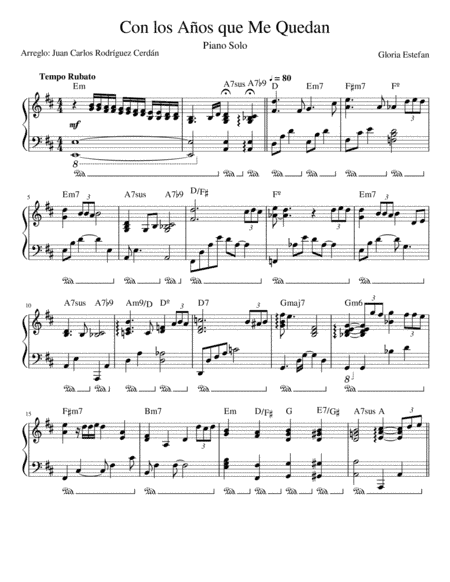 If We Were Lovers (arr. Juan Carlos Rodriguez Cerdan)