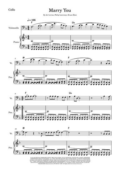 Marry You (arr. Fabio Eduardo de Oliveira)