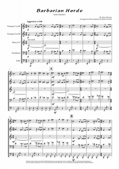 Barbarian Horde (arr. Robert Newth)