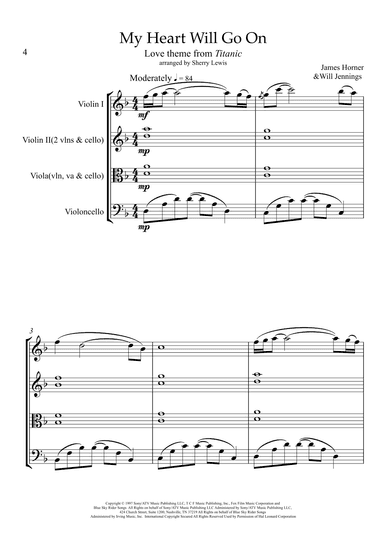My Heart Will Go On (Love Theme from Titanic) (arr. Sherry Lewis Publishing)