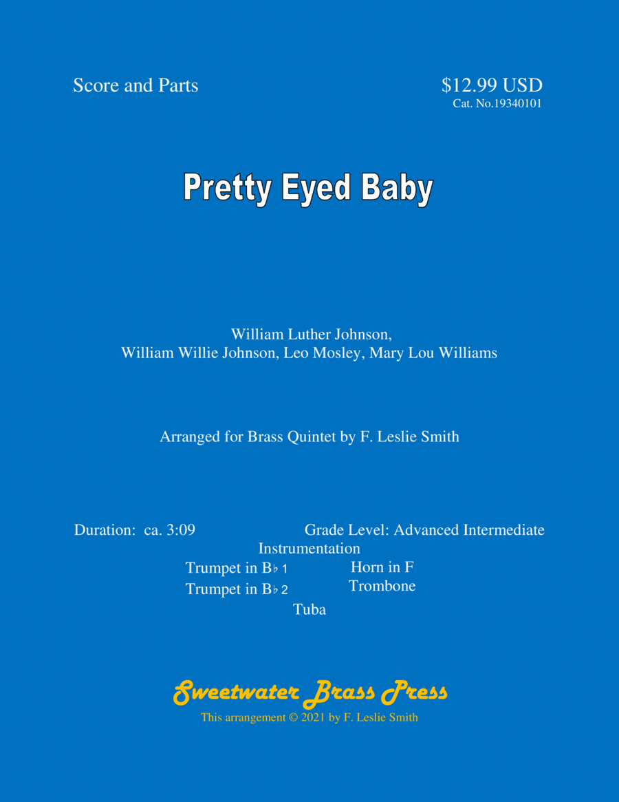 Pretty Eyed Baby (arr. F. Leslie Smith)