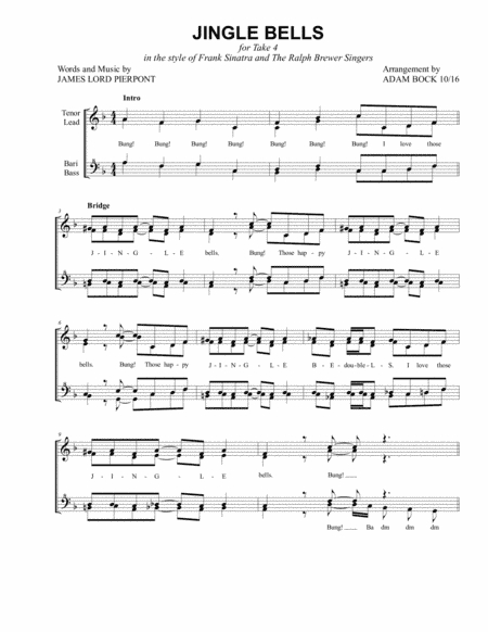 Jingle Bells (arr. Adam Bock)