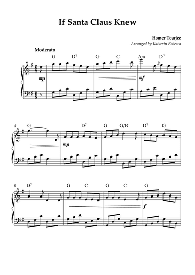 If Santa Claus Knew (arr. Kaiserin Rebecca)