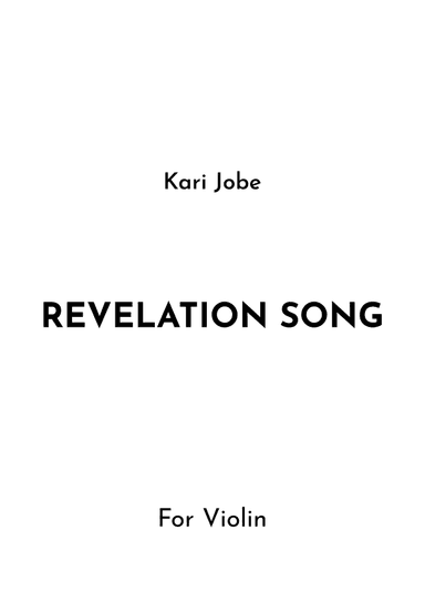 Revelation Song (arr. Jireh J.)