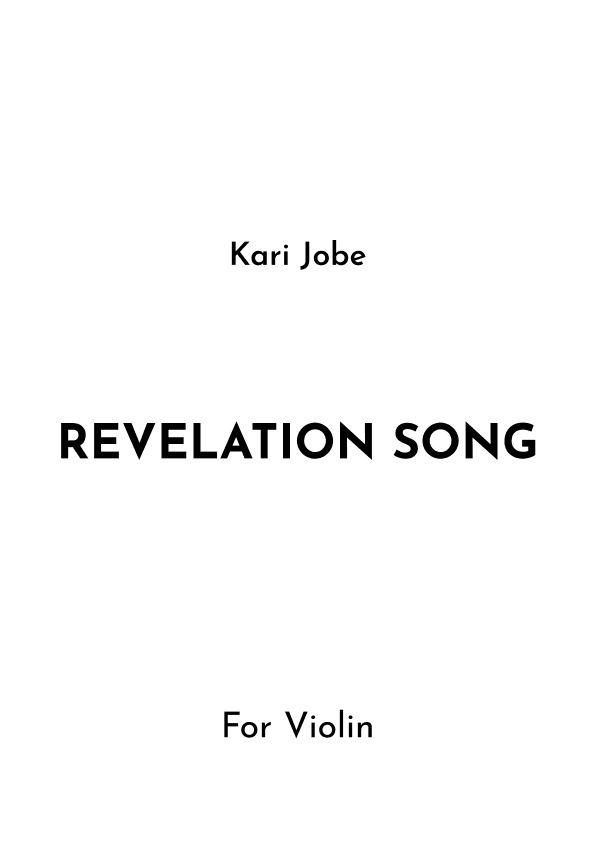 Revelation Song (arr. Jireh J.)
