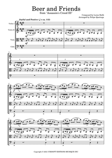 Beer And Friends (arr. Felipe Queiroga)