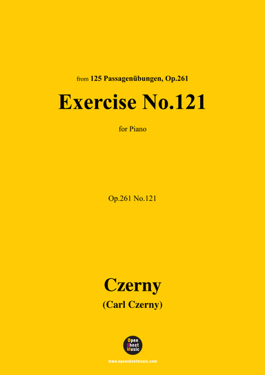 C. Czerny-Exercise No.121,Op.261 No.121 (arr. OSM Press)
