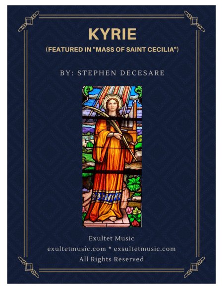 Kyrie (from "Mass of Saint Cecilia") (arr. Stephen DeCesare)