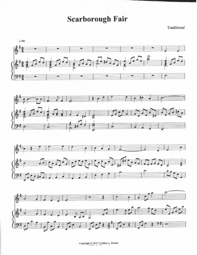 Scarborough Fair (arr. Cynthia A. Boener)