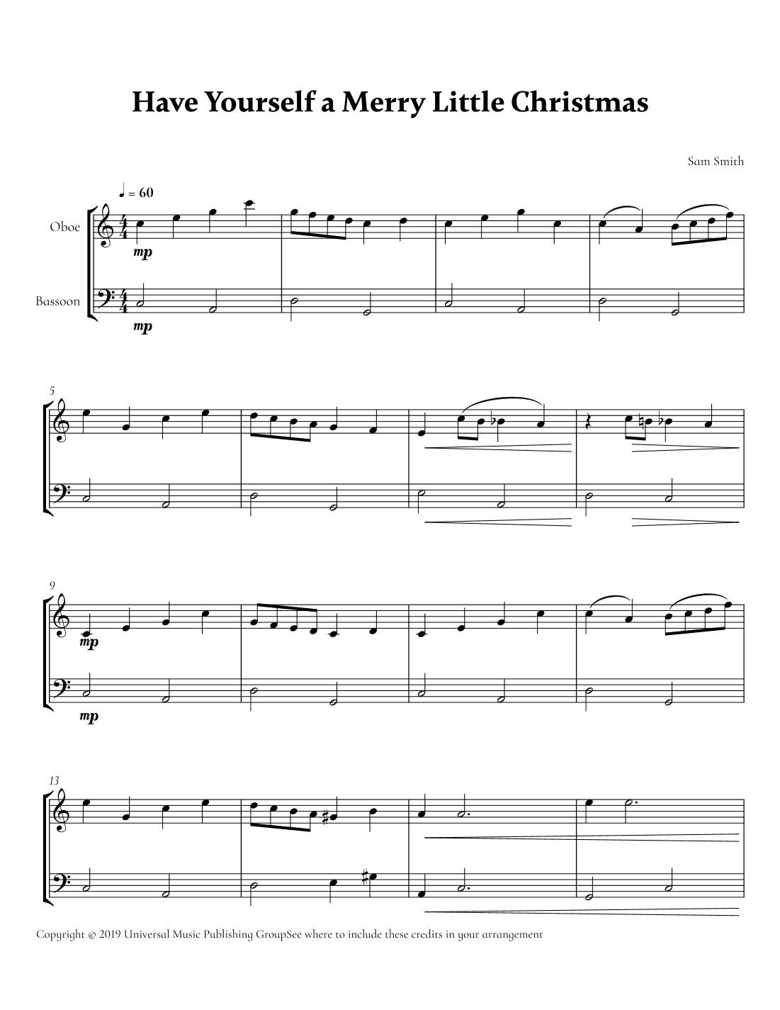 Have Yourself A Merry Little Christmas (arr. Cadenza Editions)