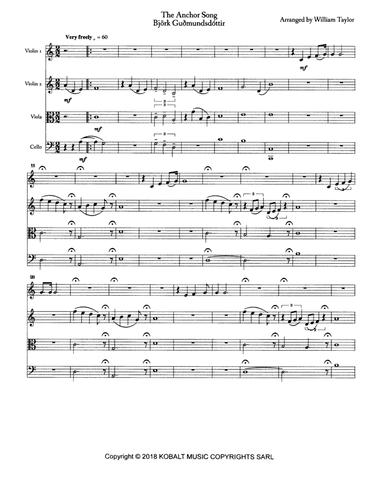 The Anchor Song (arr. William Taylor)