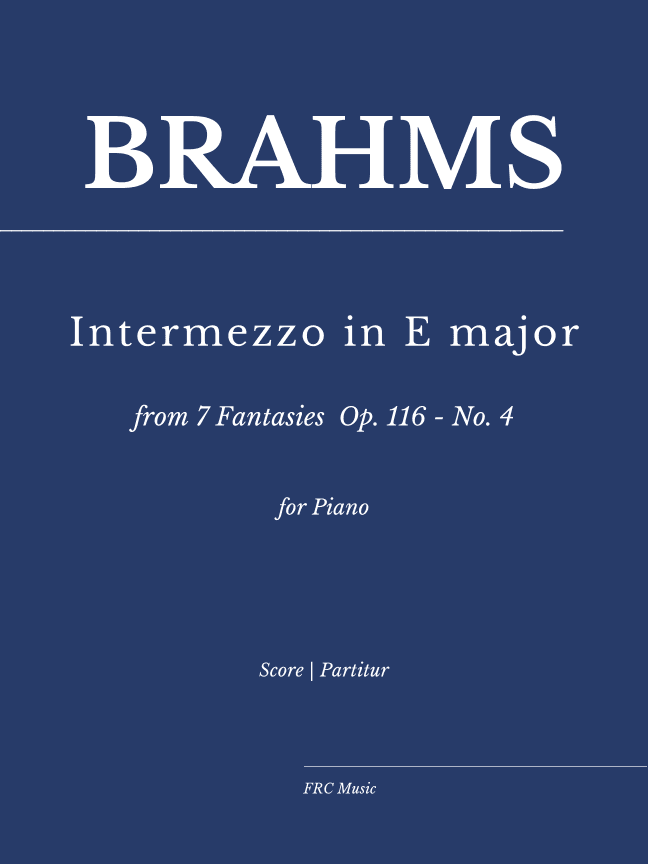 Brahms: Intermezzo Op. 116, No. 4 as played by Víkingur Ólafsson (arr. Flavio Regis Cunha)