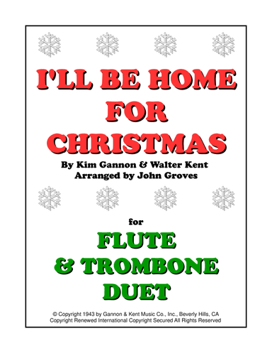 I'll Be Home For Christmas (arr. John Groves)