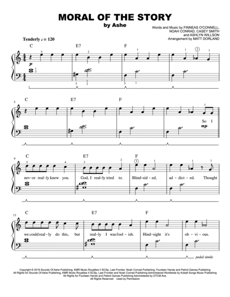 Moral Of The Story (arr. Matt Dorland)